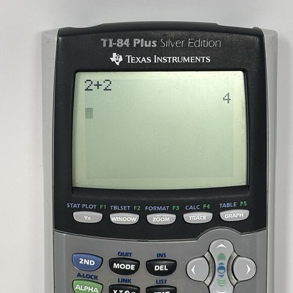 Texas Instruments TI-84 Plus Graphing Calculator Silver Edition Nerdcore College - Picture 3 of 9